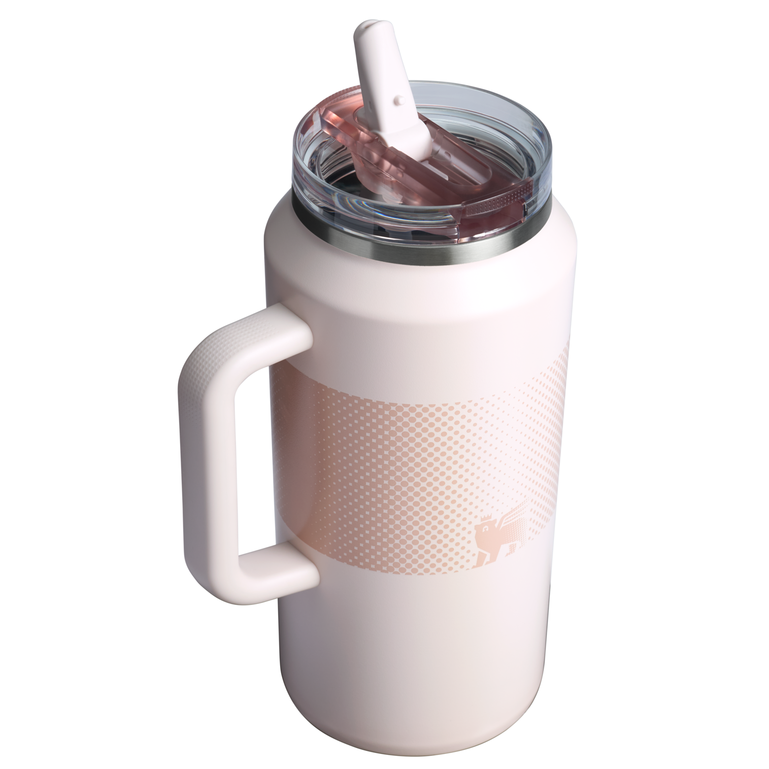 The Stanley Quencher Pro Tour Flip Straw Tumbler 64 OZ In Rose Quartz Pink