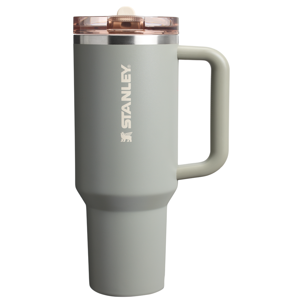 Stanley Quencher ProTour Flip Straw Tumbler Cup 40OZ In Sage Grey