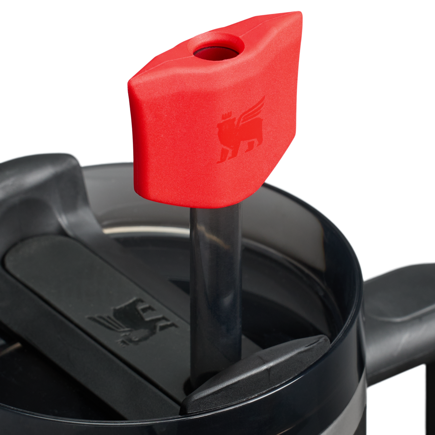 Stanley 1913 The Stay Smooth Straw Topper 2-pack in Chili Red | View 1