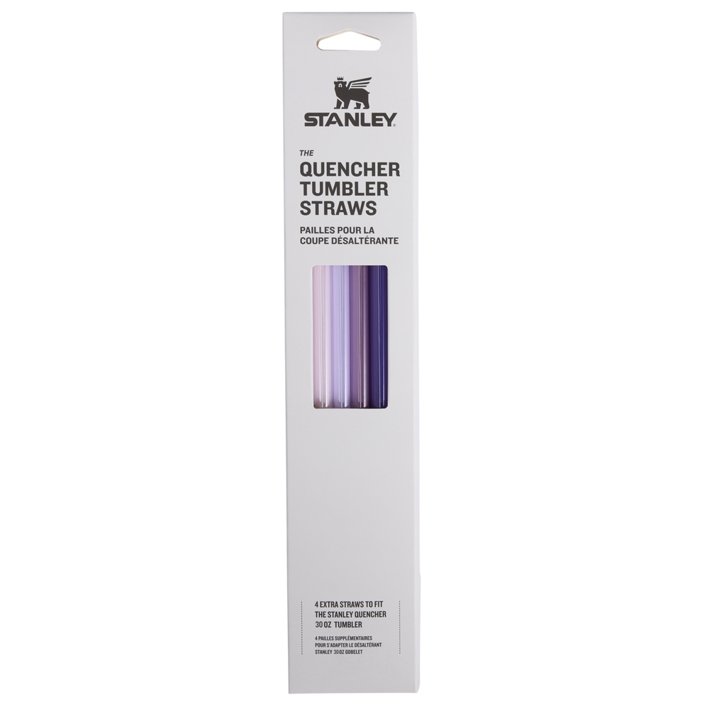 Stanley 1913 Adventure Quencher Travel Tumbler Straws 30 OZ 4-Pack in Purple