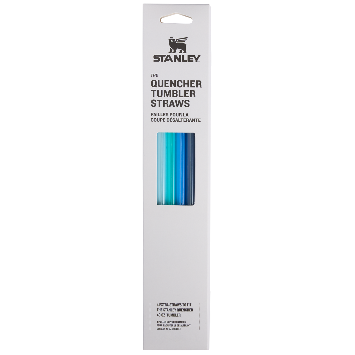 Stanley 1913 Adventure Quencher Travel Tumbler Straws 40 OZ 4-Pack in Blue | View 1