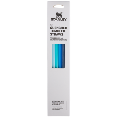 Stanley 1913 Adventure Quencher Travel Tumbler Straws 40 OZ 4-Pack in Blue