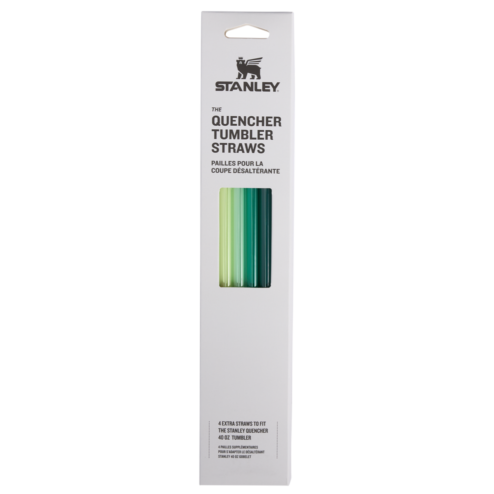 Stanley 1913 Adventure Quencher Travel Tumbler Straws 4-Pack in Green