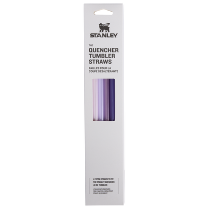 Stanley 1913 Adventure Quencher Travel Tumbler Straws 40 OZ 4-Pack in Purple | Front View