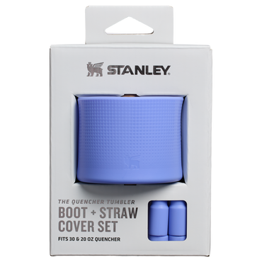 Stanley Quencher Tumbler Boot & Straw Cover For 20 to 30 OZ Cups In Hydrangea Purple