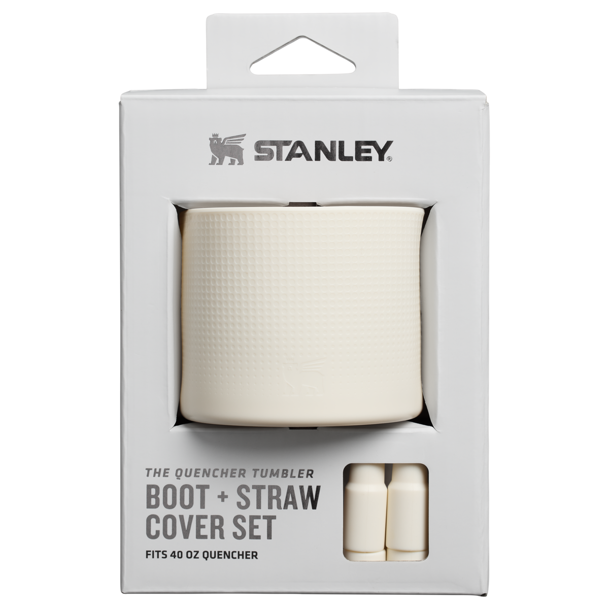 Stanley 1913 Stanley Quencher Boot and Straw Cover Set 40 OZ in Cream | Front View