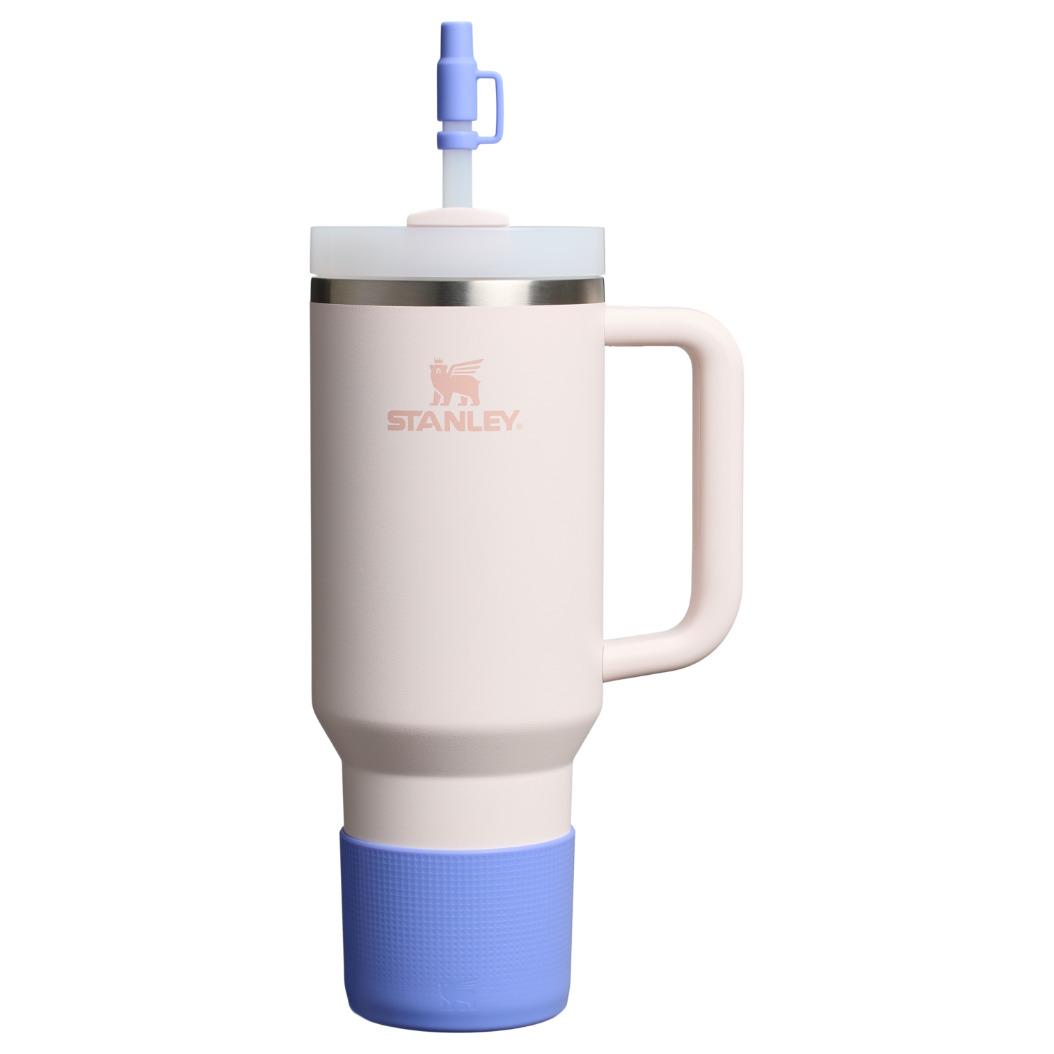 Stanley Quencher Tumbler Boot & Straw Cover For 40 OZ Cups In Hydrangea Purple