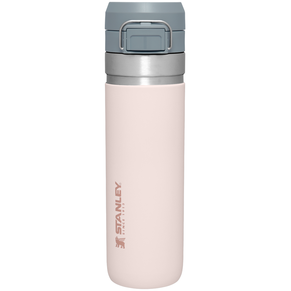 Stanley 24 OZ Quick Flip GO Bottle In Rose Quartz Pink