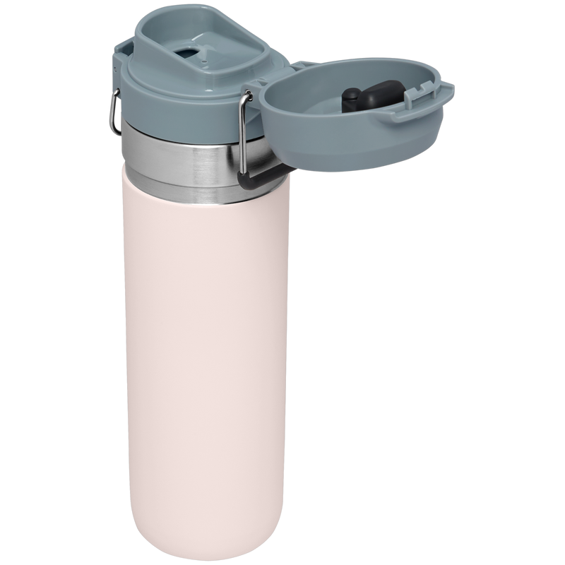 Stanley 1913 The Quick Flip Go Bottle 24 OZ in Rose Quartz | Back View