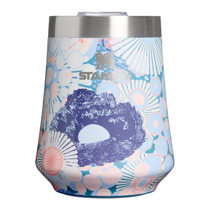 Stanley 1913 The Reserve Wine Tumbler 11 OZ in Blue Dream Wildflower