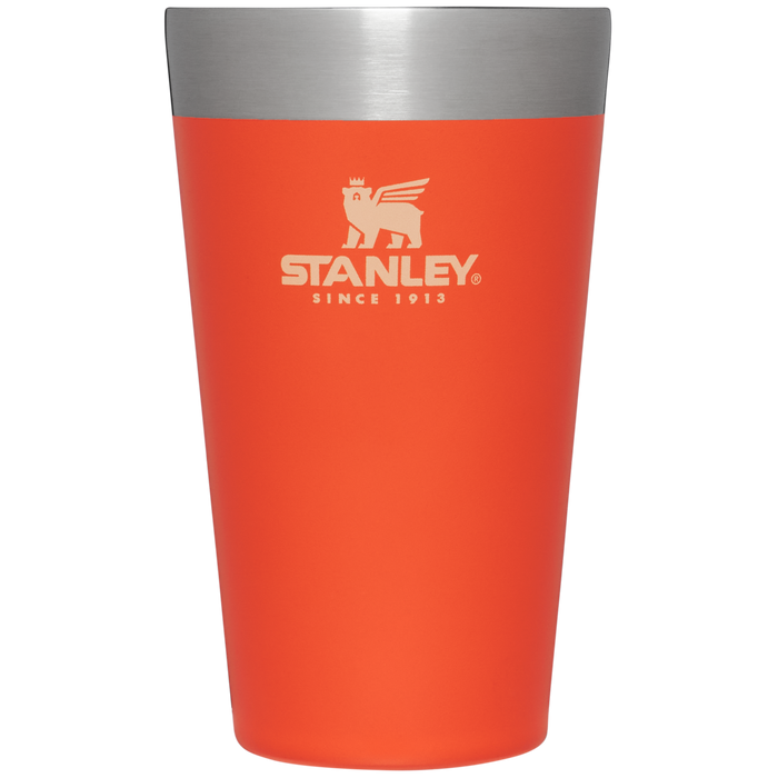 Stanley 16 OZ Stacking Stainless Steel Beer Pint In Tigerlily Orange