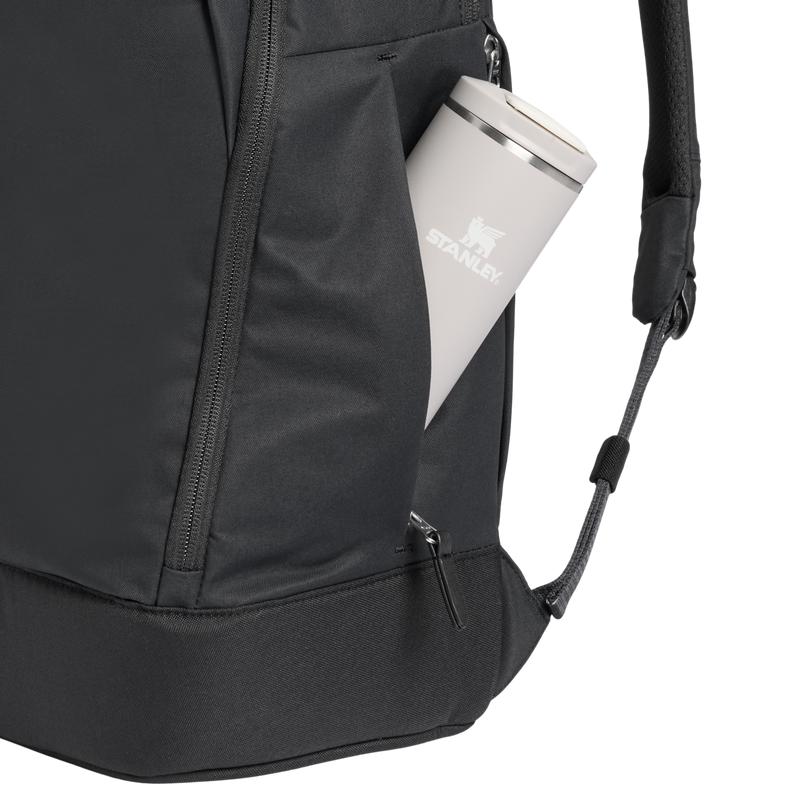 Stanley 1913 The Standby Backpack 22.2 QT in Black | Pocket Detailed View