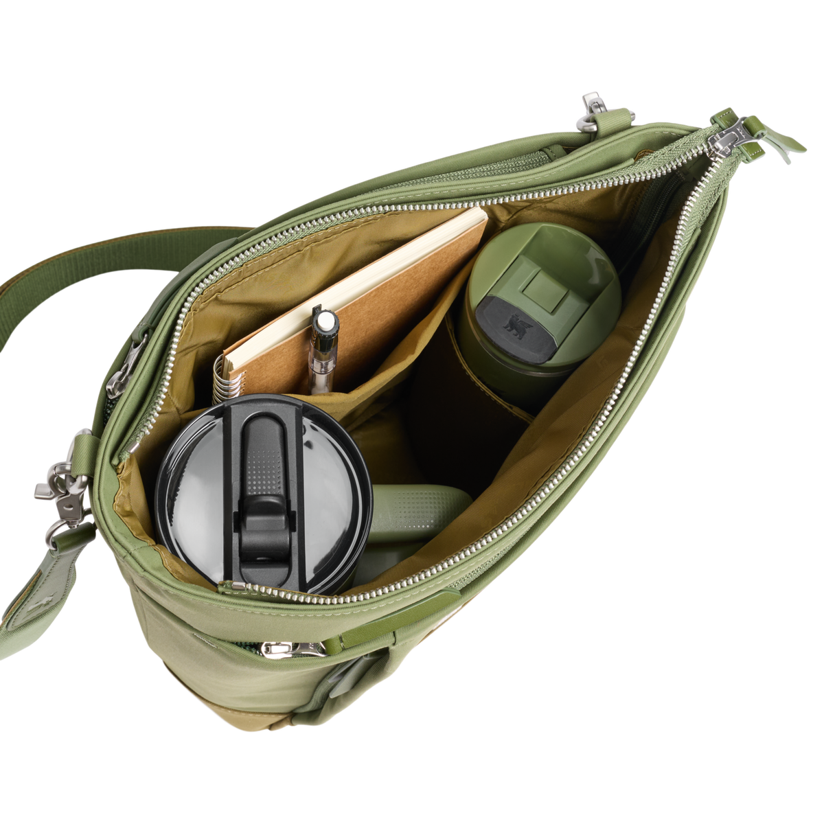 Stanley 1913 The Standby Satchel 10.57 QT in Dried Pine | Open View