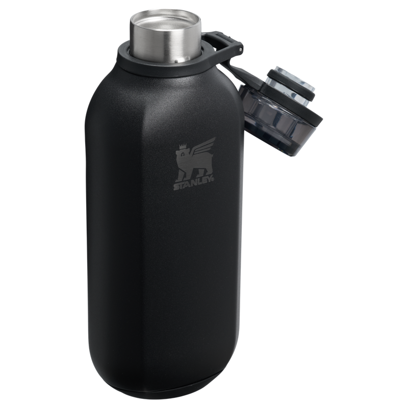 Stanley 1913 The Stanley Clutch Bottle 16 OZ in Black | Open View