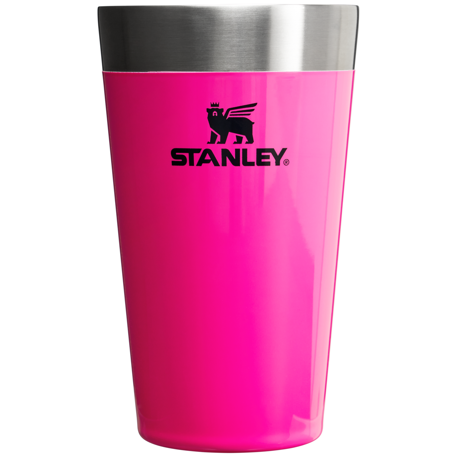 Stanley 16 OZ Stacking Stainless Steel Beer Pint In Neon Pink