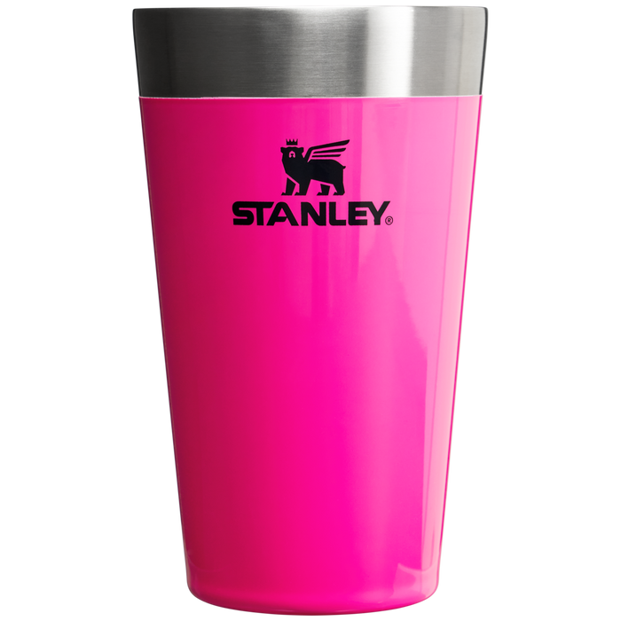 Stanley 16 OZ Stacking Stainless Steel Beer Pint In Neon Pink