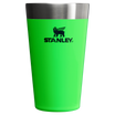 Stanley 16 OZ Stacking Stainless Steel Beer Pint In Neon Green
