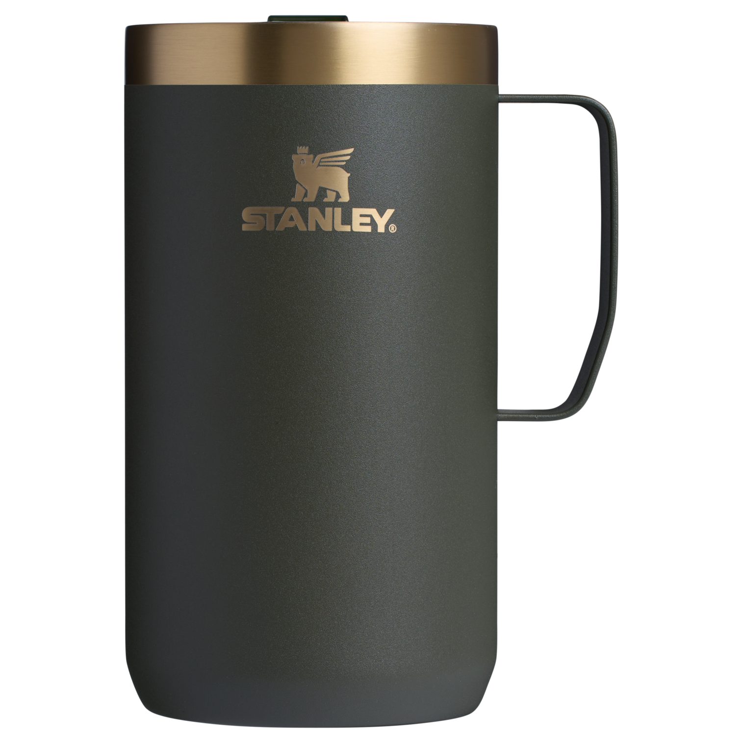 Stanley 24 OZ Stay Hot Insulated Camp Mug In Cypress Green