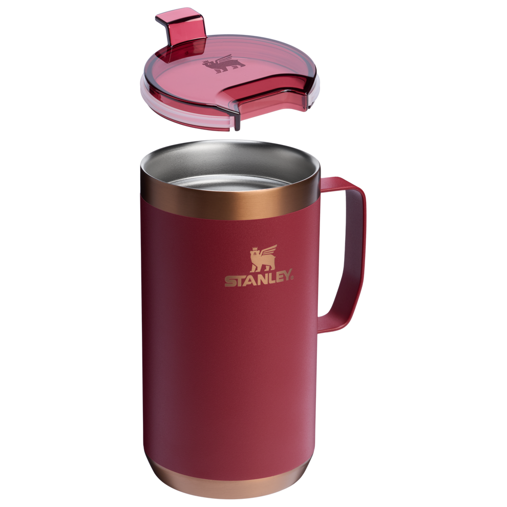 Stanley 1913 The Holiday Stay-Hot Camp Mug 24 OZ in Gilded Pomegranate