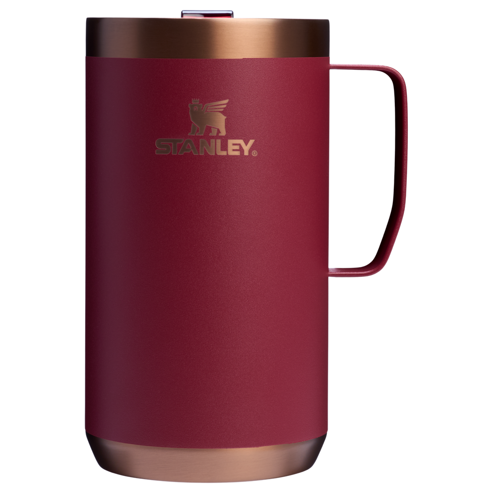Stanley 1913 The Holiday Stay-Hot Camp Mug 24 OZ in Gilded Pomegranate