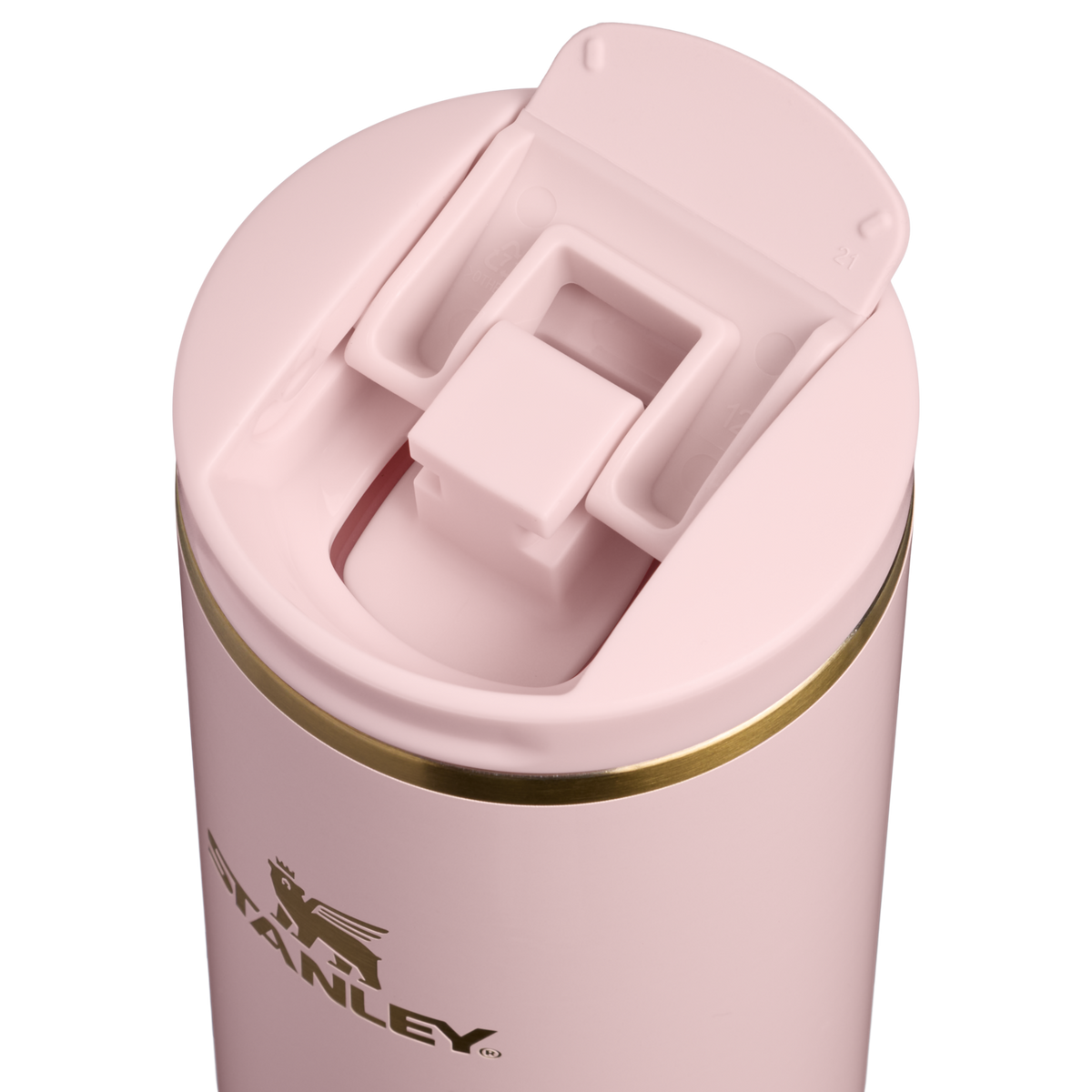 Stanley 1913 The Transit Flip Top Mug 16 OZ - Stanley Create in Blossom Gloss | Lid Detailed View