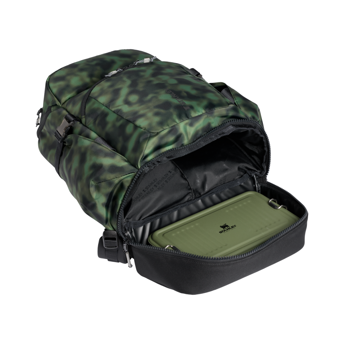 Stanley 1913 The Vitalize™ Backpack 30.9 QT in Dried Pine Blur | Back Detailed View