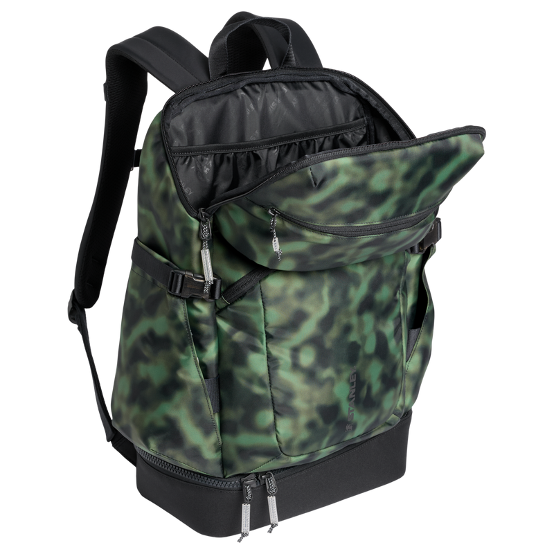 Stanley 1913 The Vitalize™ Backpack 30.9 QT in Dried Pine Blur | Back Open View