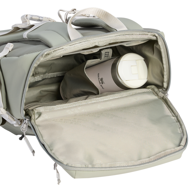 Stanley 1913 The Vitalize™ Backpack 30.9 QT in Sage Grey | Back Detailed View