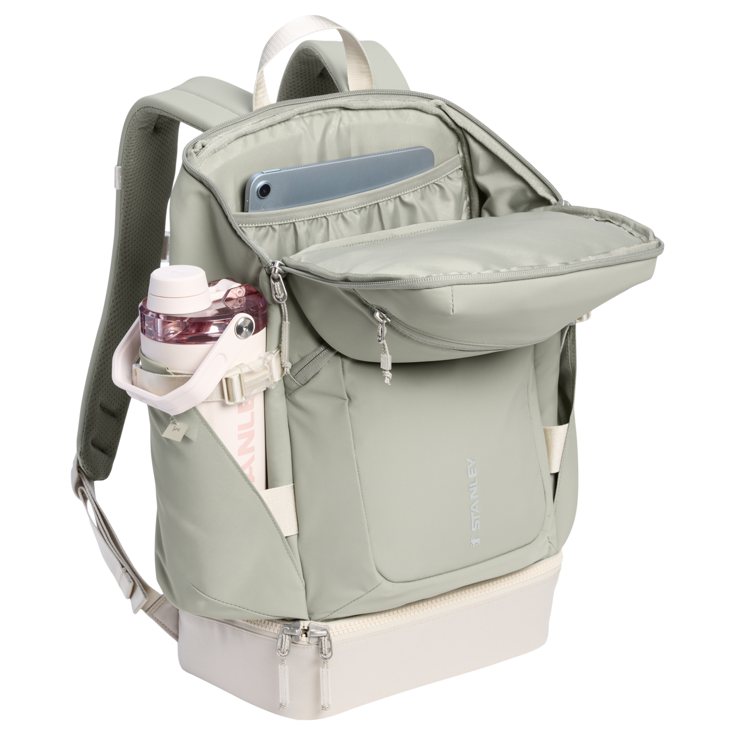 Stanley 1913 The Vitalize™ Backpack 30.9 QT in Sage Grey | View 4