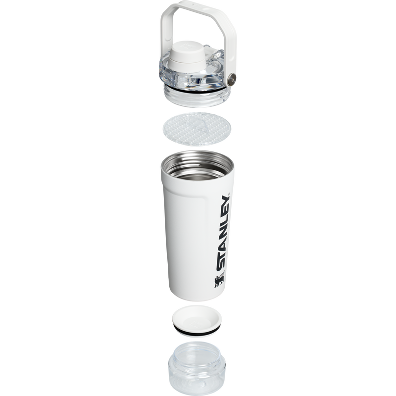 Stanley 1913 The Vitalize™ Shaker Bottle 20 OZ in Chalk | Cross Section View