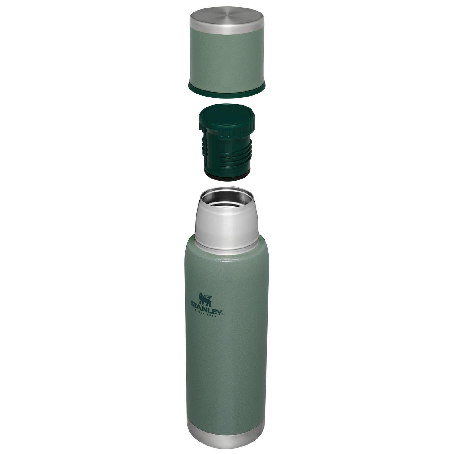 Stanley 1913 Adventure To-Go Bottle 1.1 QT in Hammertone Green | View 2