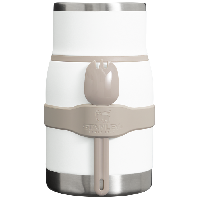 Stanley Adventure Food Jar In Frost White With Spork