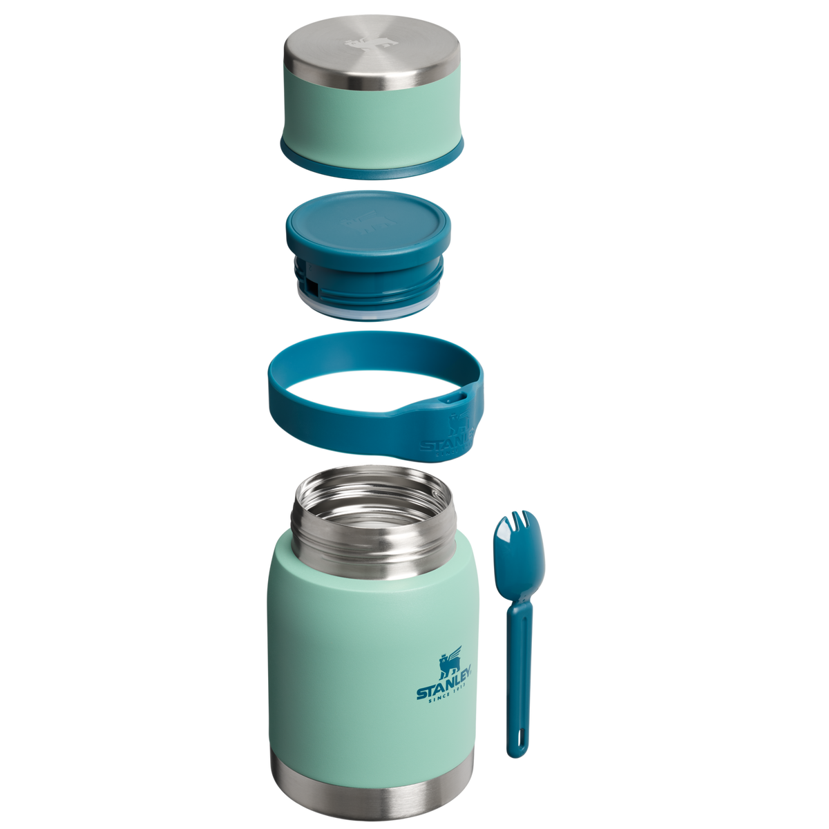 Stanley 1913 Adventure To-Go Food Jar + Spork 24 OZ in Spring Green