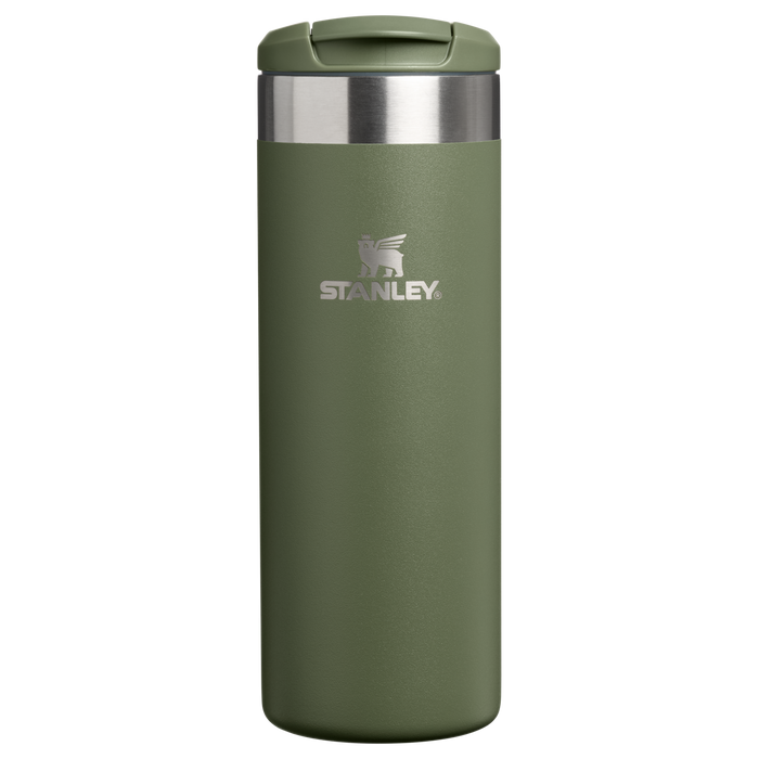 Stanley 16 OZ Transit Flip Top Stainless Steel Mug In Dried Pine Green