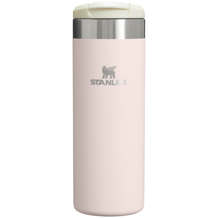 Stanley 16 OZ Transit Flip Top Stainless Steel Mug In Rose Quartz Pink