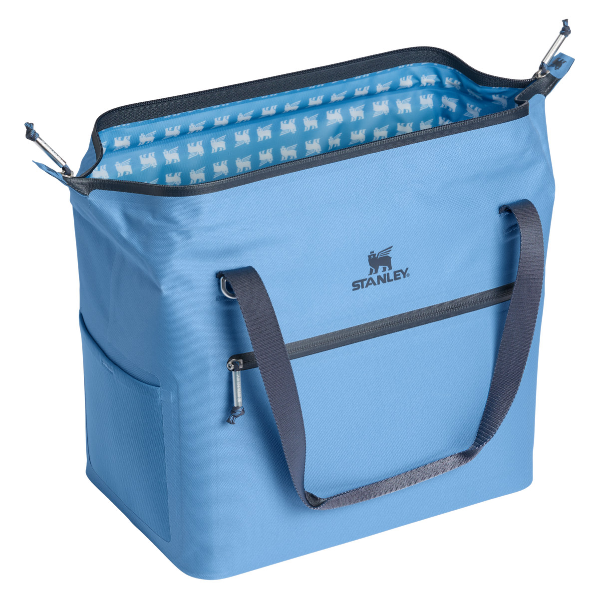 Stanley 1913 The All Day Julienne Max Cooler 30 Can 20 QT 18.9 L in Blue Sky | Open View