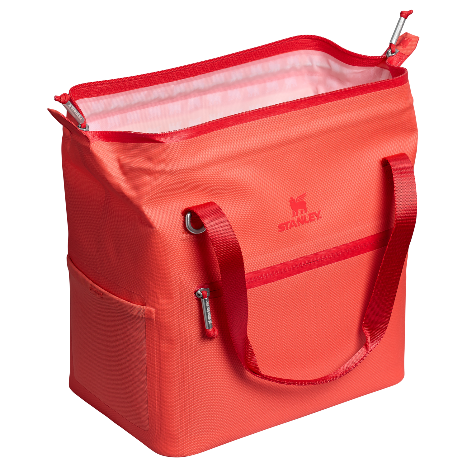 Stanley 1913 The All Day Julienne Midi Cooler 20 Can 12 QT 11.3 L in Hot Coral | View 2