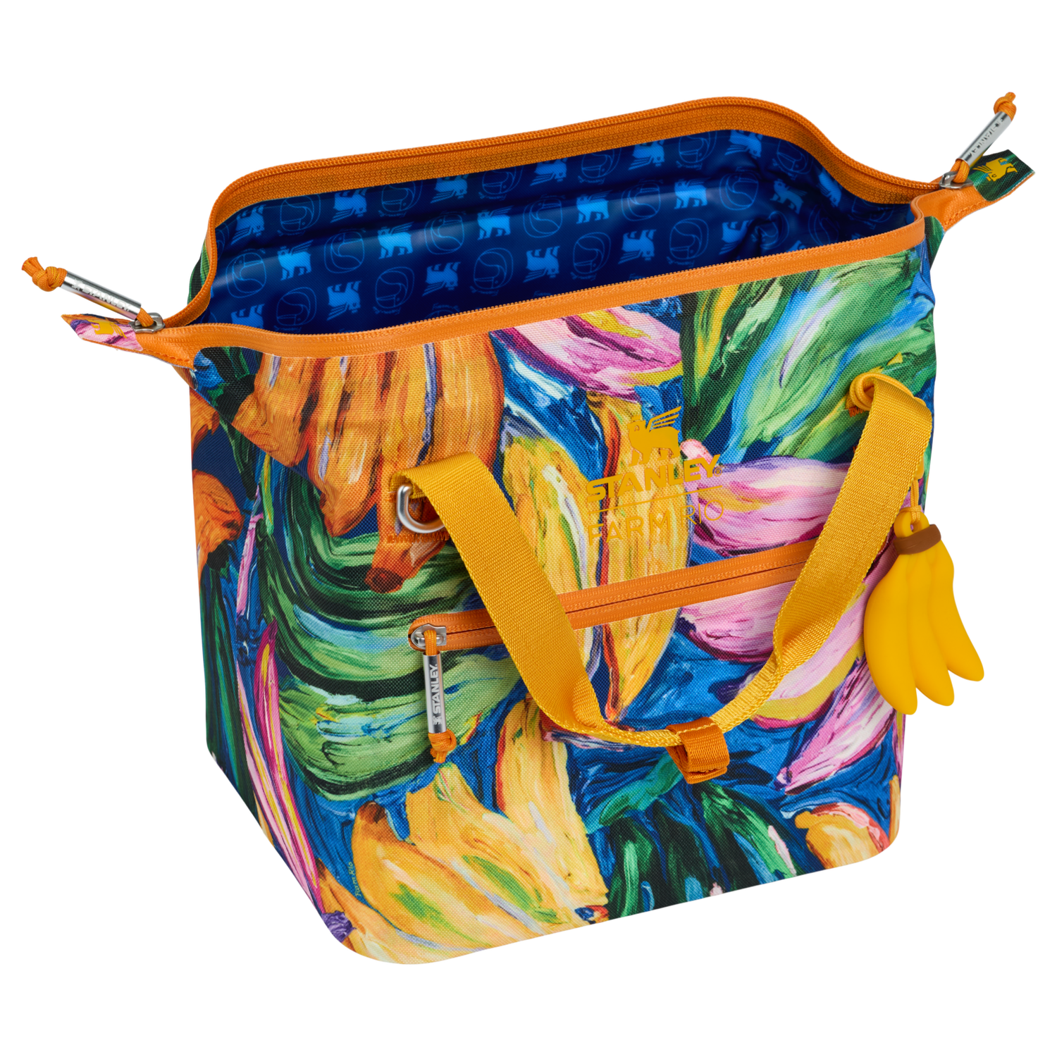 Stanley 1913 Stanley 1913 x FARM Rio All Day Julienne Mini Cooler 7.4 QT in Farm Rio Painted Bananas | View 2