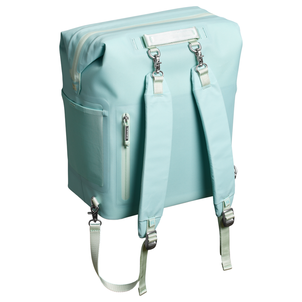 Stanley 1913 The All Day Madeleine Midi Cooler Backpack 20 Can 14.8 QT 14.0 L in Seafoam