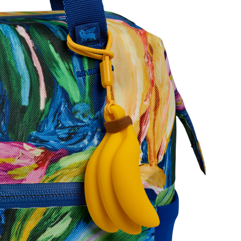 Stanley 1913 Stanley 1913 x FARM Rio All Day Madeleine Mini Cooler Backpack 14 QT in Farm Rio Painted Bananas | Detailed View