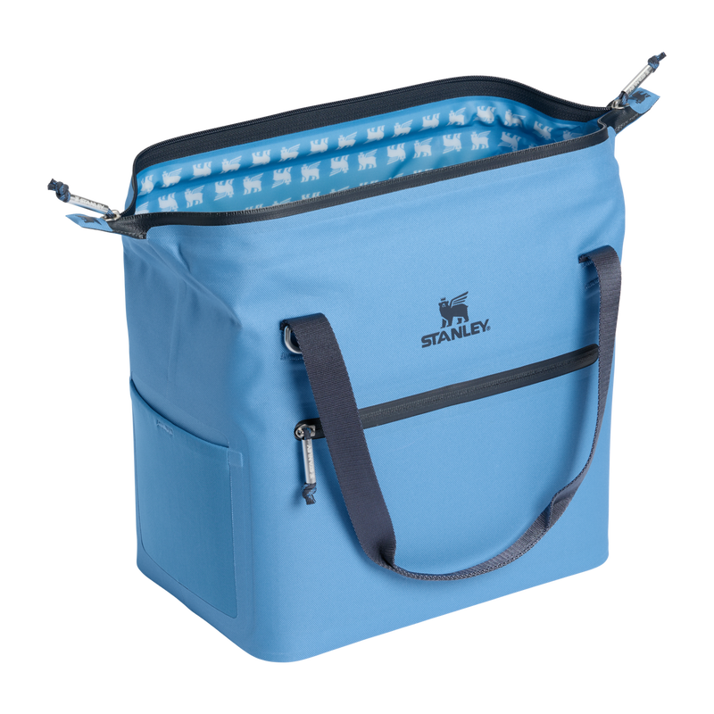 Stanley 1913 The All Day Julienne Midi Cooler 20 Can 12 QT 11.3 L in Blue Sky | Open View