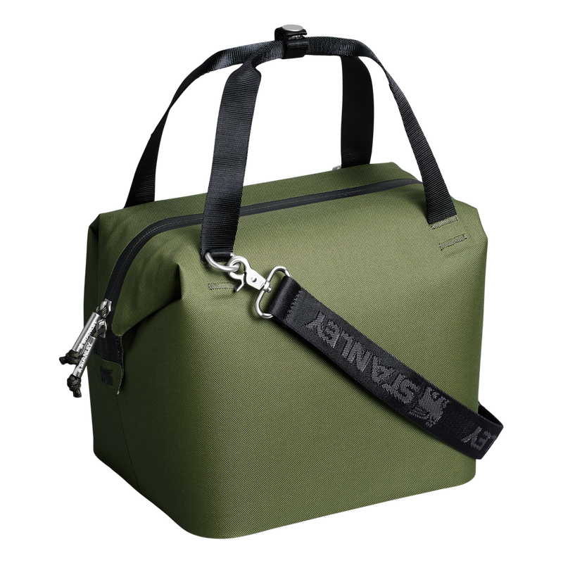 Stanley 1913 The All Day Julienne Mini Cooler 10 Can 7.4 QT 7.0 L in Dried Pine | Back View