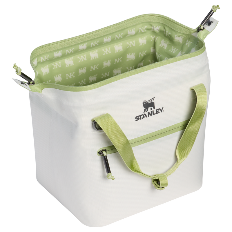 Stanley 1913 The Stanley 1913 x Nelly Korda All Day Julienne Mini Cooler 7.4 QT in Nelly Korda Pinstripe | Open View
