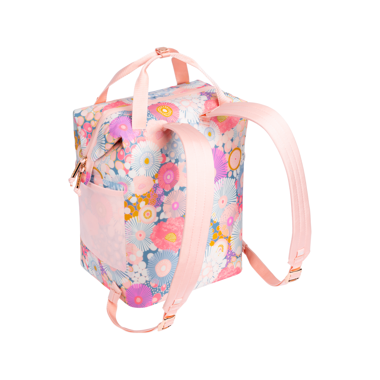 Stanley 1913 The All Day Madeleine Mini Cooler Backpack 14 QT 13.2 L in Sorbet Wildflower | View 2
