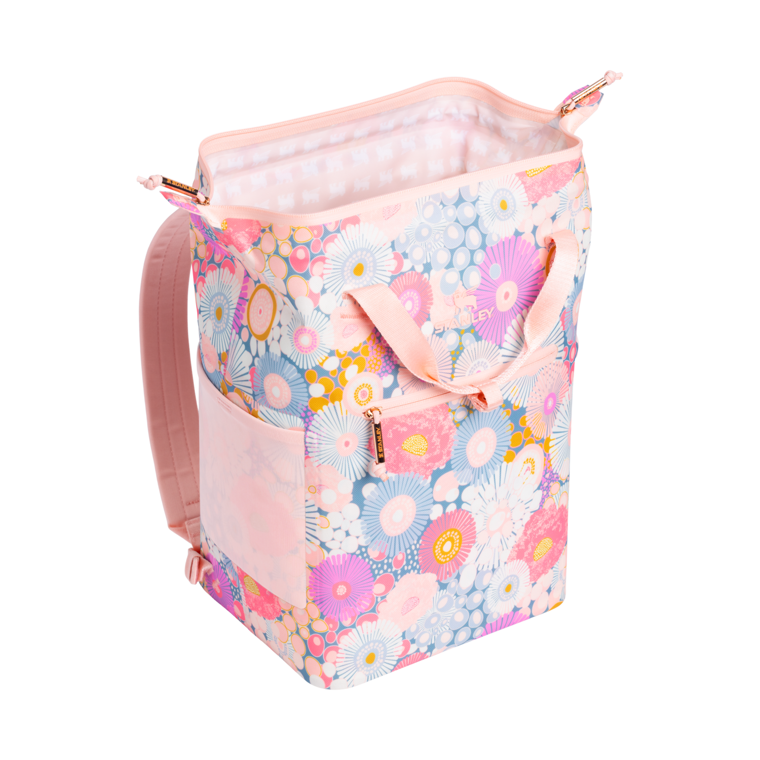 Stanley 1913 The All Day Madeleine Mini Cooler Backpack 14 QT 13.2 L in Sorbet Wildflower | View 1