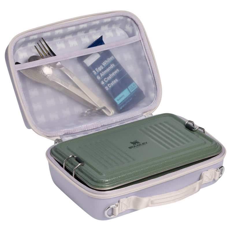 Stanley 1913 All Day Mini Lunch Box 4.2 QT in Purple Dust | Open View