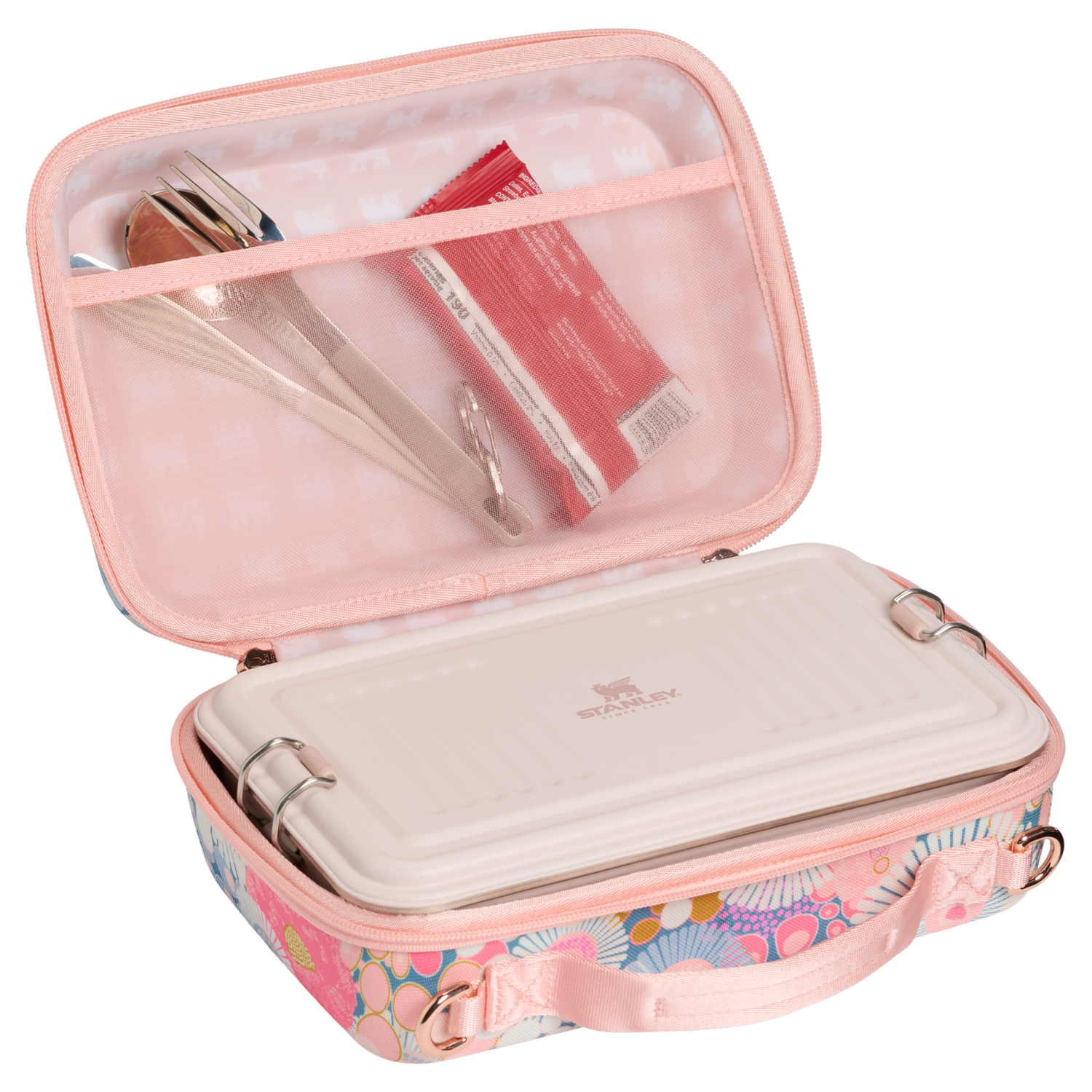 Stanley 1913 All Day Mini Lunch Box 4.2 QT in Sorbet Wildflower | View 4