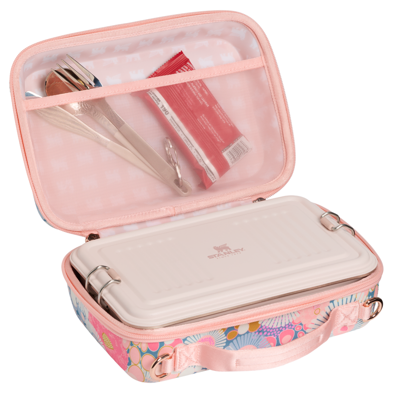 Stanley 1913 All Day Mini Lunch Box 4.2 QT in Sorbet Wildflower | Open View