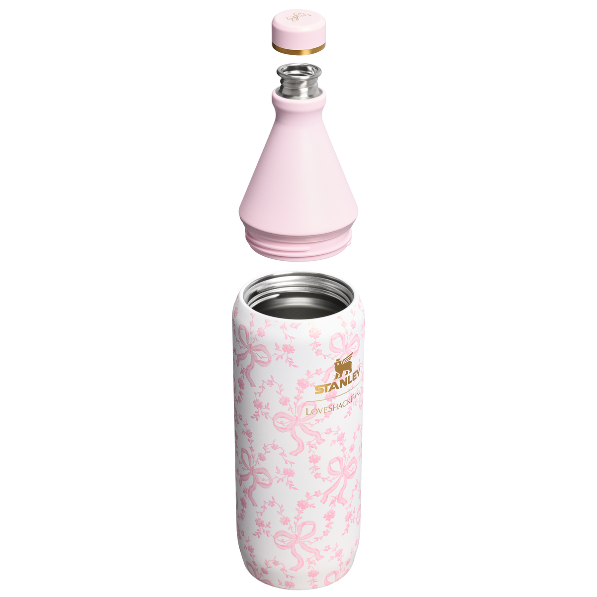 Stanley 1913 x LoveShackFancy Holiday All Day Slim Bottle | 34 OZ