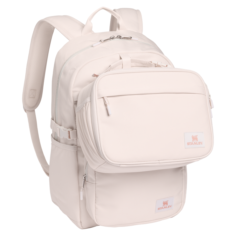 Stanley 1913 The Assembly Backpack 21 QT 20 L in Rose Quartz | Front View